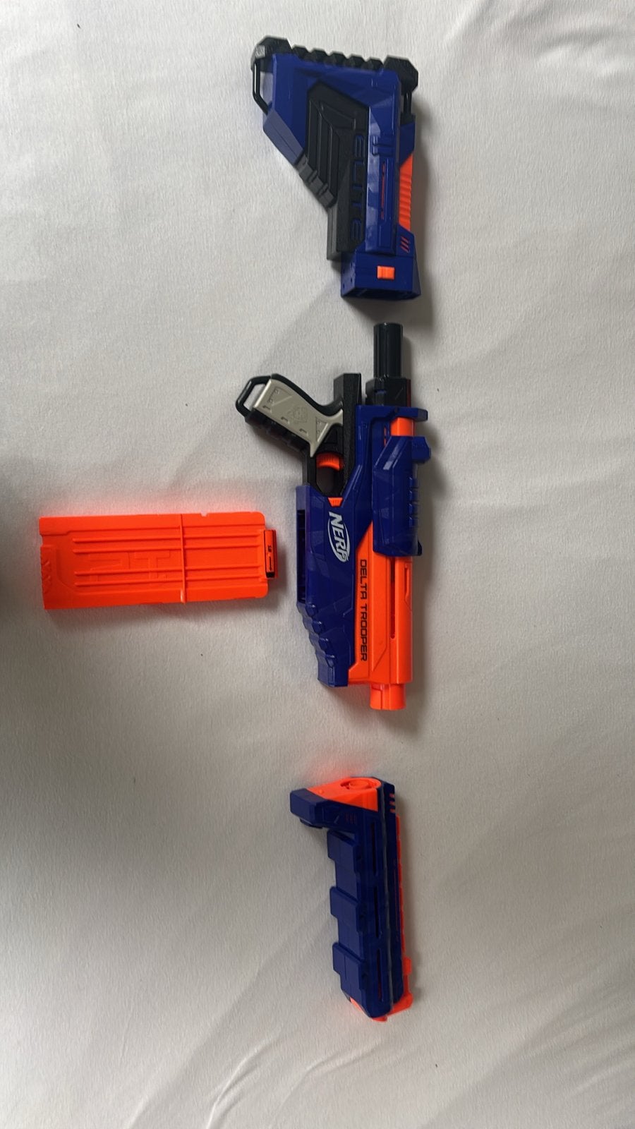Nerf Delta Trooper - 12 pijltjes magazijn, Ophalen of Verzenden, Gebruikt, Jongen