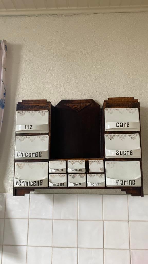 Kruidenrek jaren 20-30, Antiek en Kunst, Antiek | Keukenbenodigdheden, Ophalen