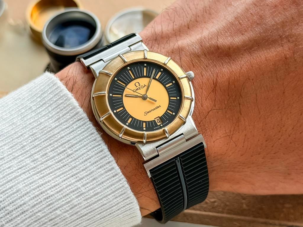 Omega Seamaster, Gebruikt, Staal, Polshorloge, Overige materialen