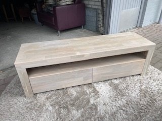 TV kast, Huis en Inrichting, Ophalen, 150 tot 200 cm, Zo goed als nieuw, Minder dan 100 cm