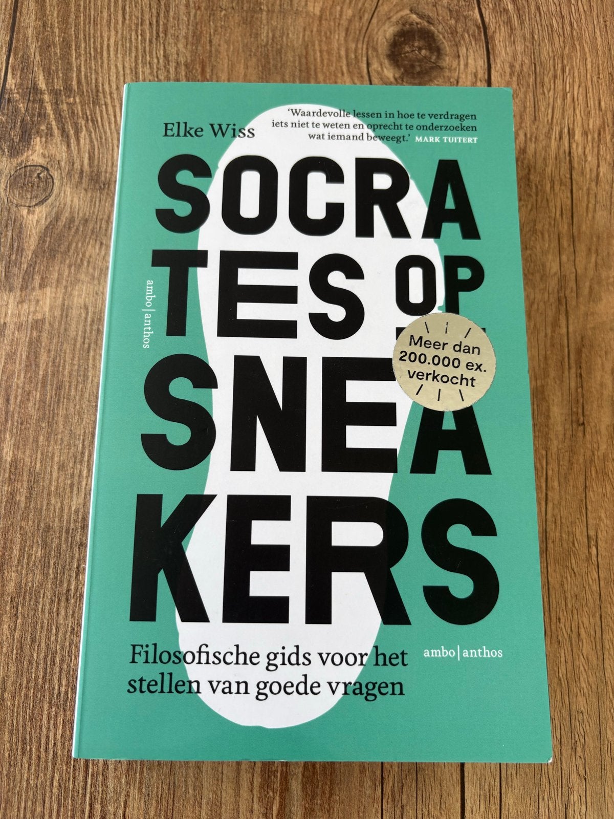 Socrates op Sneakers - Filosofische gids Elke Wiss, Boeken, Ophalen of Verzenden, Zo goed als nieuw, Wijsbegeerte of Ethiek