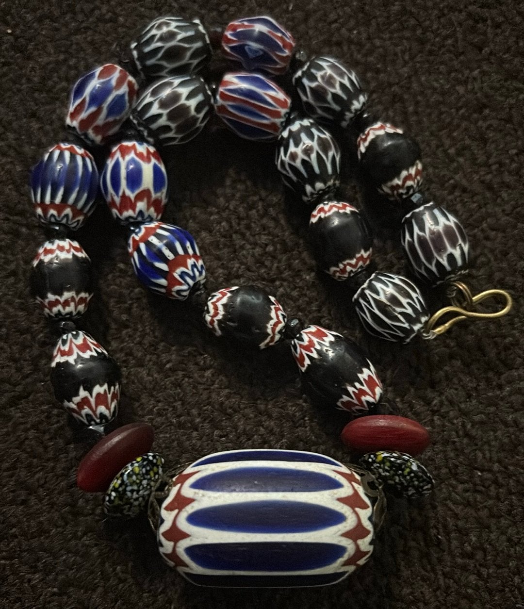 Antieke Afrikaanse ketting, Sieraden, Tassen en Uiterlijk, Verzenden, Overige materialen, Ketting