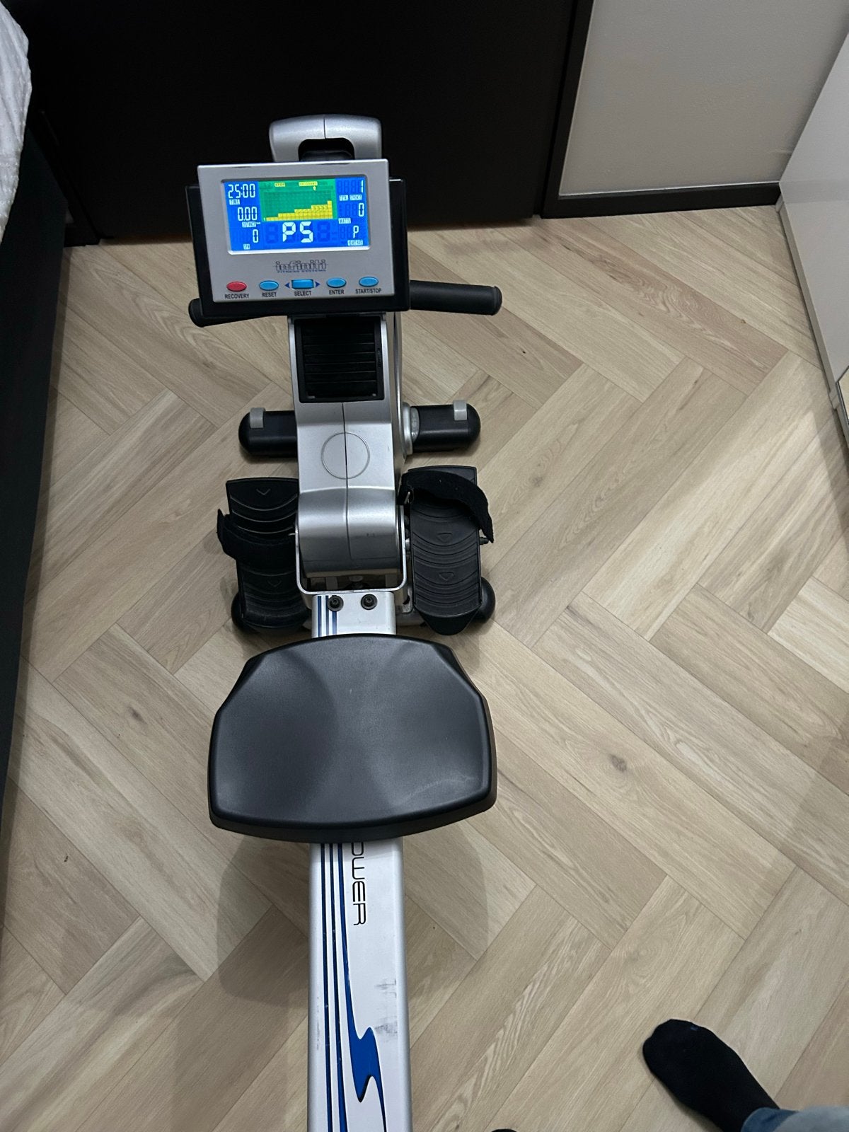 Ergometer Roeimachine - Infinity R99, Sport en Fitness, Ophalen, Gebruikt, Armen, Metaal