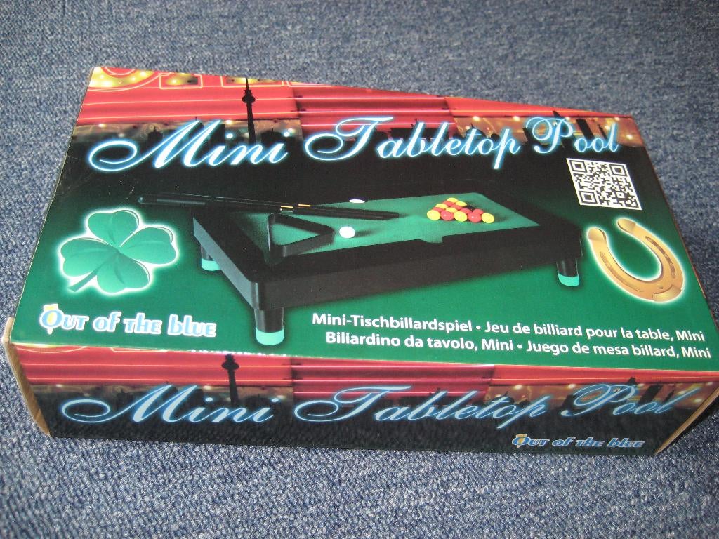 miniatuur pooltafel (tafelmodel), Sport en Fitness, Biljarten en Poolen, Ophalen of Verzenden, Nieuw, Pooltafel
