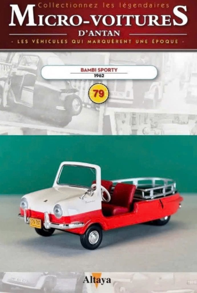 Bambi Sporty 1962 schaal 1/43 MICRO d'antan auto's # 79, Verzenden, Nieuw, Auto, Overige merken