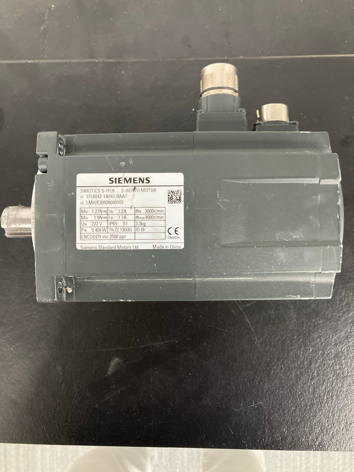 Siemens SIMOTICS S-1FL6 Servomotor 1FL6042-1AF61-0AA1, Hobby en Vrije tijd, Ophalen of Verzenden, Zo goed als nieuw