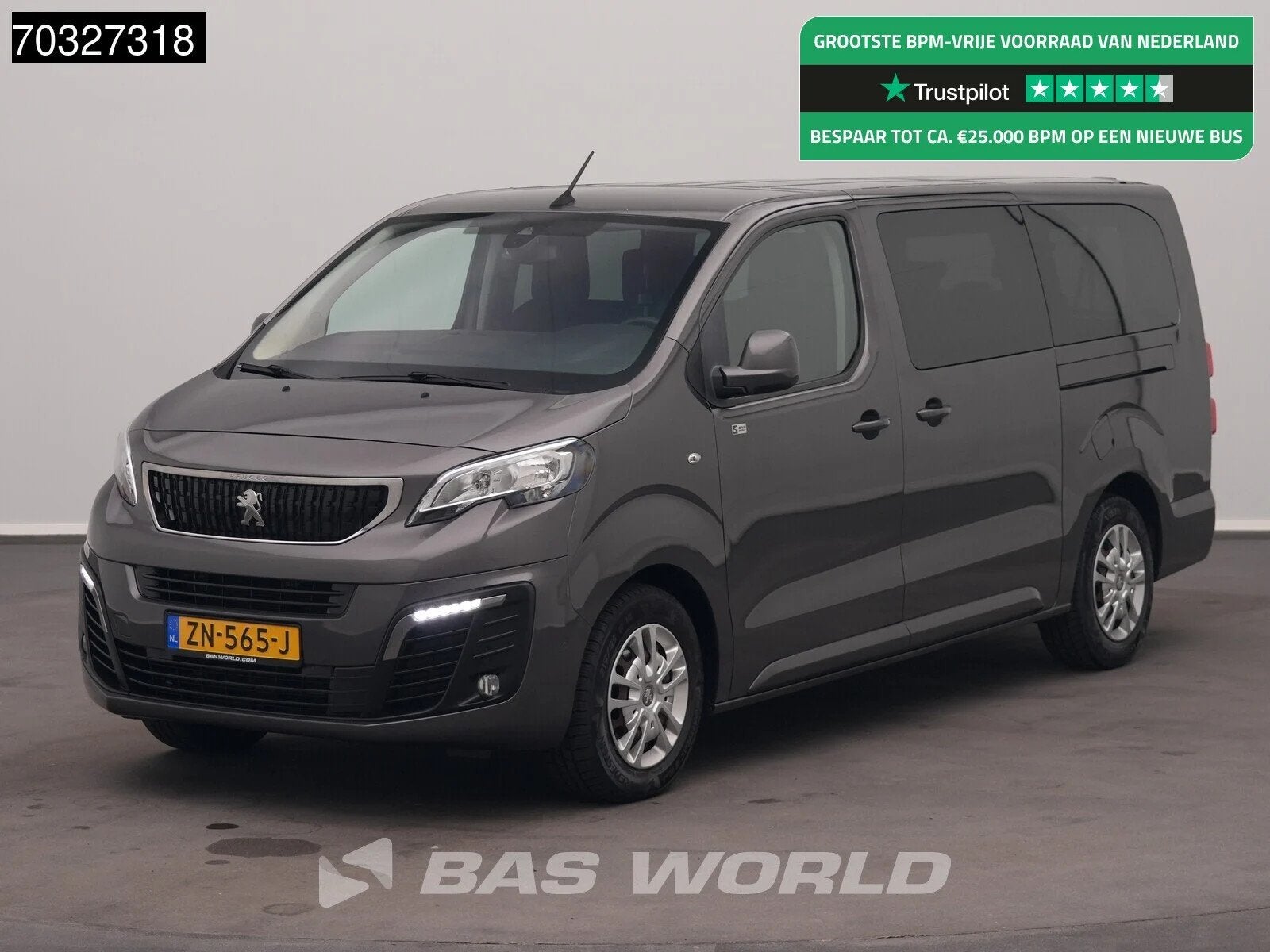 Peugeot Expert Traveller 120pk Personenvevoer 9-Persoons 2x, Stof, Gebruikt, Euro 6, 4 cilinders