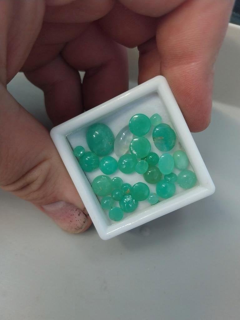 Mooie chrysopraas cabochons Australië, Ophalen of Verzenden