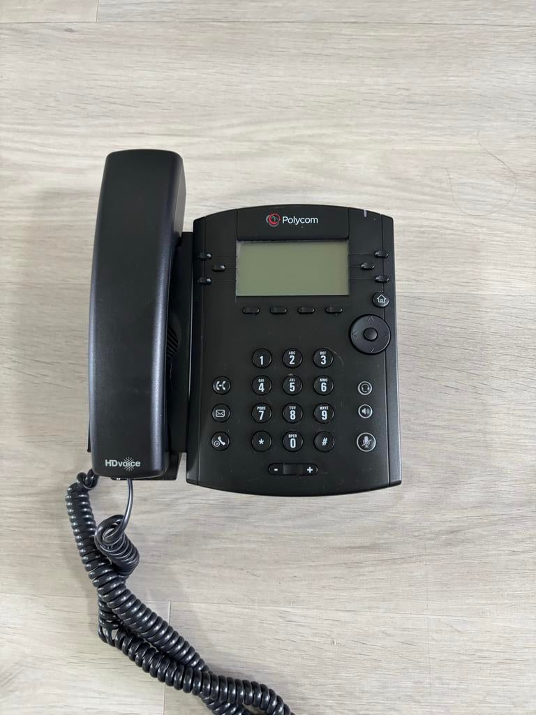 25 x Polycom VVX 311 Zakelijke VoIP Telefoon - Zwart, Ophalen of Verzenden, Zo goed als nieuw