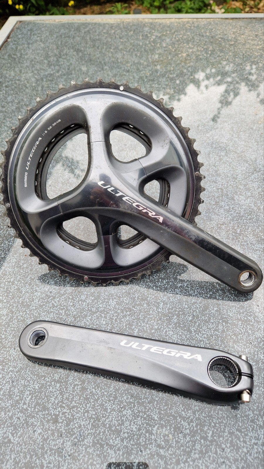 Ultegra crankstel 52-36 zgan, Fietsen en Brommers, Fietsonderdelen, Ophalen