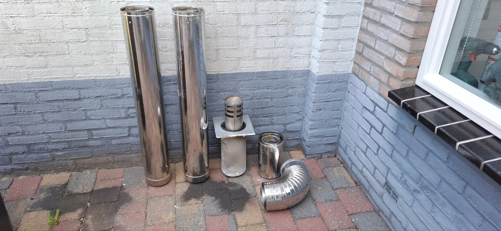 buizen gaskachel, Huis en Inrichting, Kachels, Ophalen, Gebruikt, Gas, Gaskachel