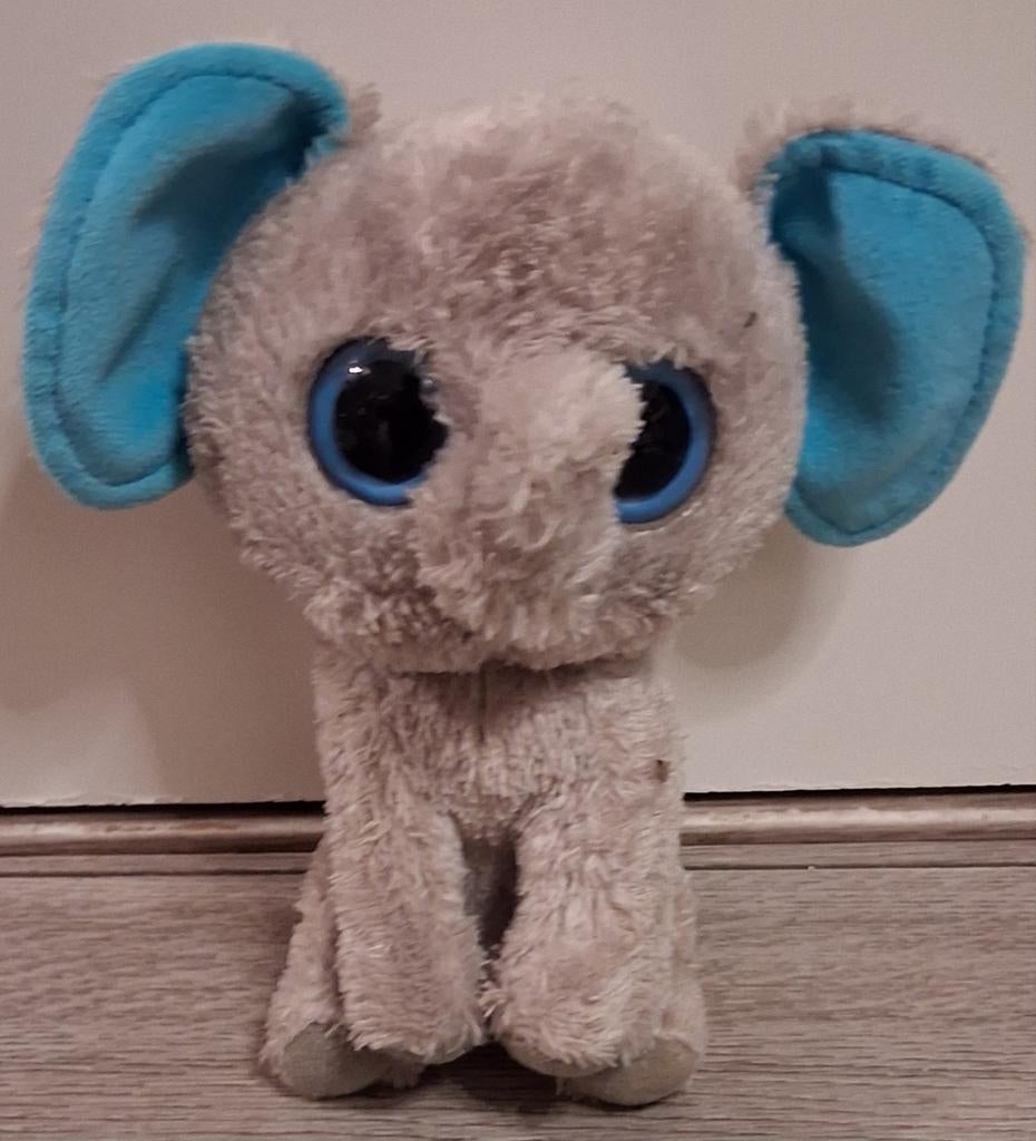 Ty beanie boo olifantje 16 cm, Ophalen of Verzenden, Zo goed als nieuw, Overige typen