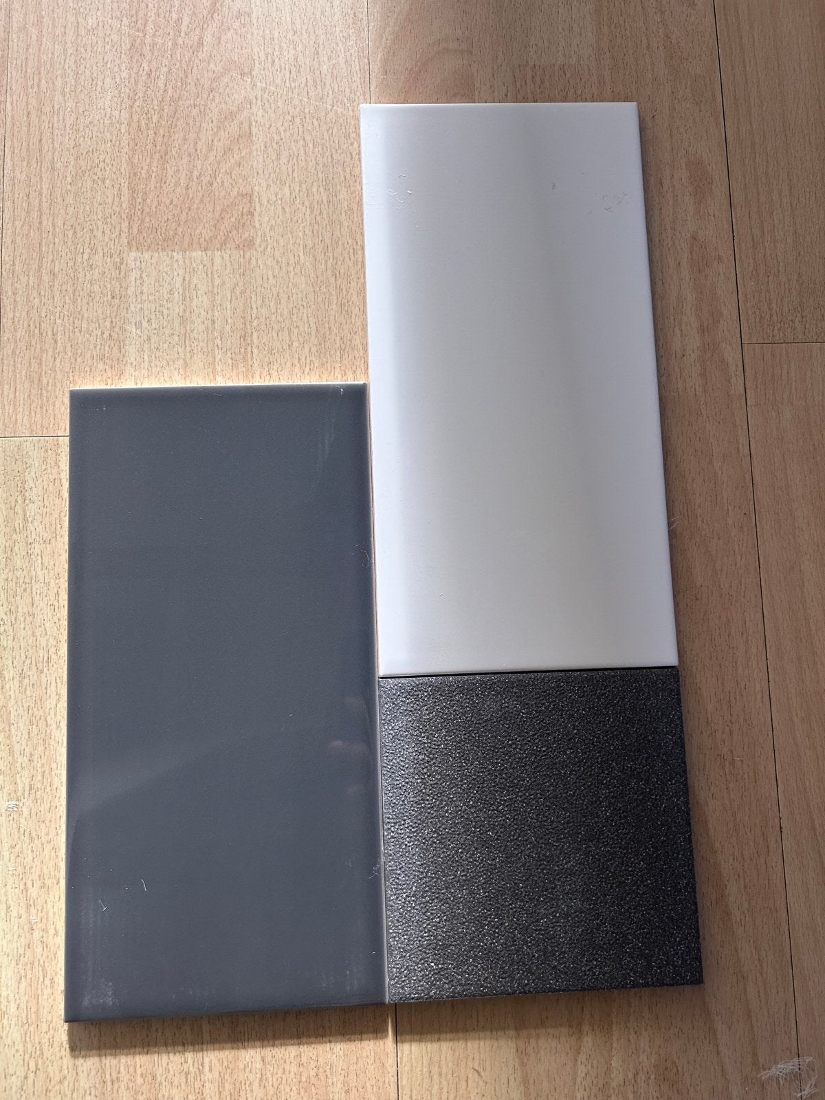 Steenbok wandtegels 15x30 cm en 15x15 - Grijs en Wit, Doe-het-zelf en Verbouw, Nieuw, 20 tot 40 cm, Minder dan 5 m², Wandtegels