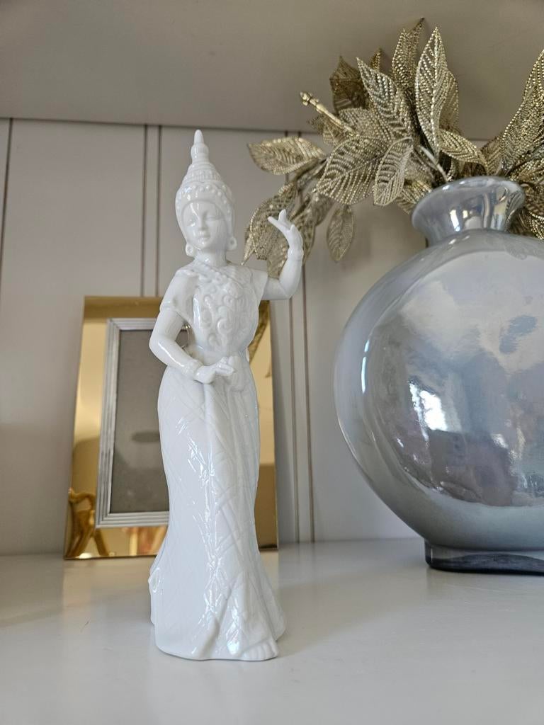 Royal Delft Geisha Dame Beeld - 23 cm hoog, Antiek en Kunst, Ophalen of Verzenden
