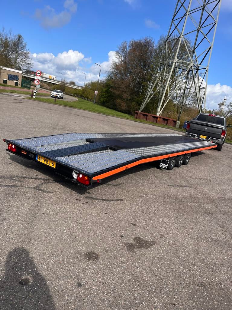 Niewiadow Auto Transporter, 2 Auto Ambulance 3500kg 3 Asser, Auto diversen, Aanhangers en Bagagewagens, Ophalen, Zo goed als nieuw