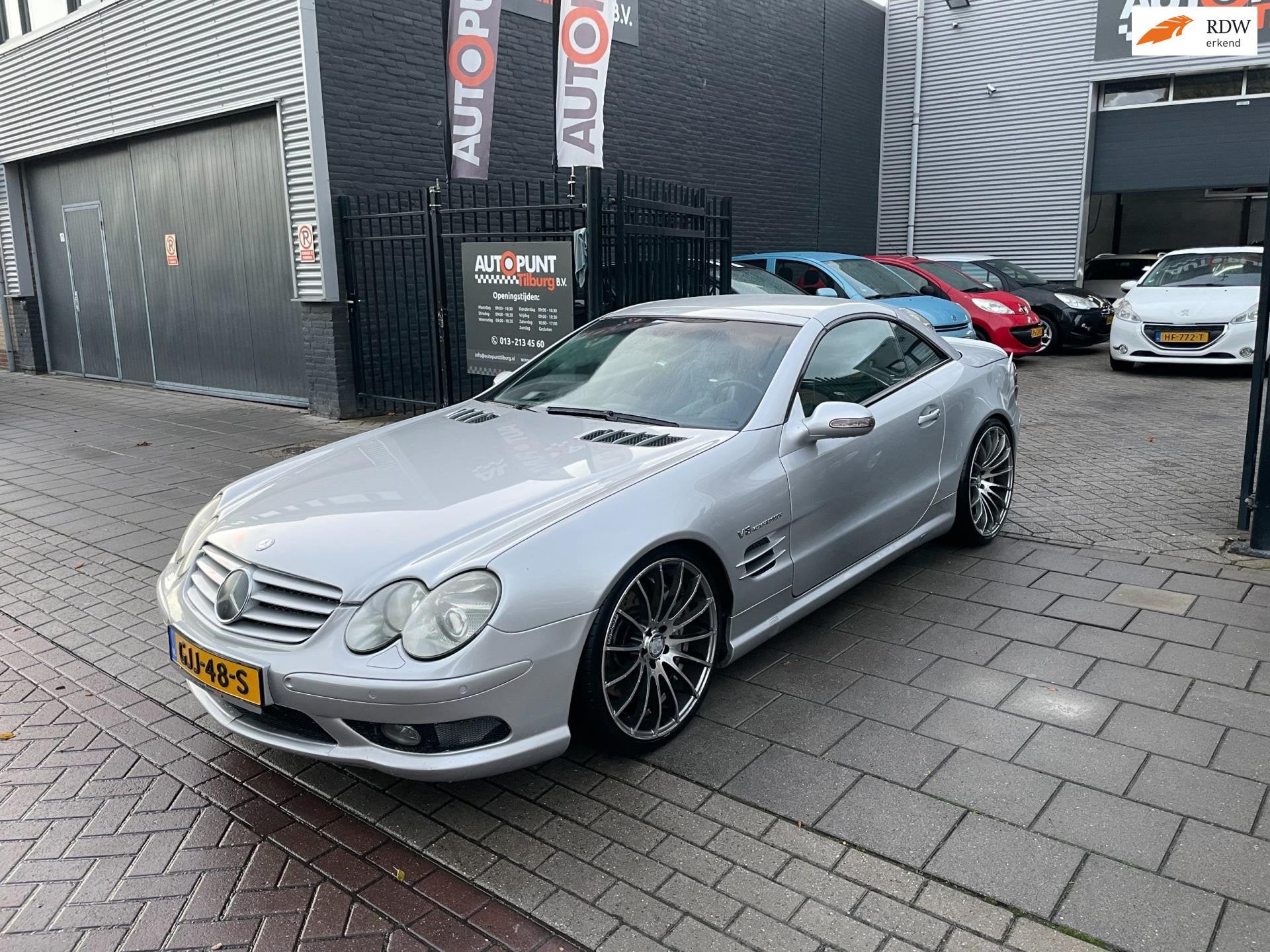 Mercedes-Benz SL-klasse AMG 55 Carplay Airco PDC NAP APK, Auto's, Automaat, Achterwielaandrijving, Gebruikt, 8 cilinders