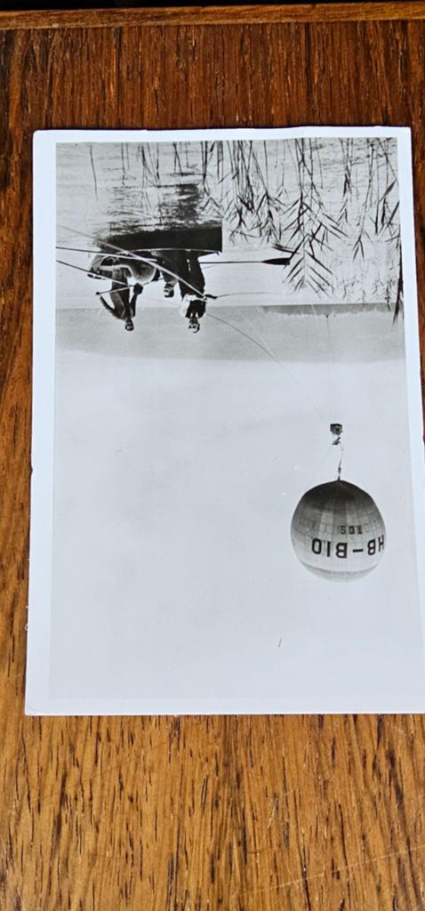 Zeldzame Ansichtkaart: Ballonvaart met HB-BIO, Verzenden, 1980 tot heden