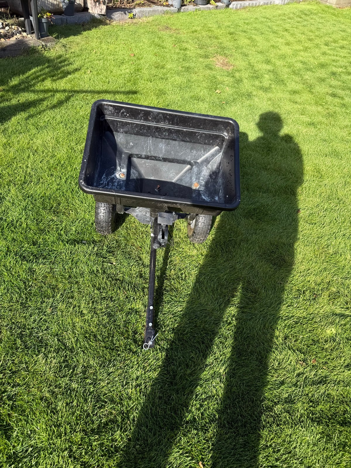 Husqvarna kunstmeststrooier / zaaimachine, Tuin en Terras, Ophalen, Gebruikt