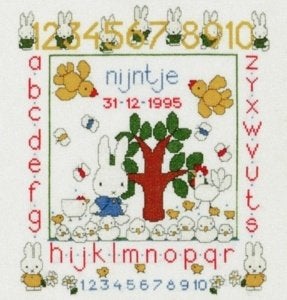 Borduurpakket Geboortetegel Nijntje 230276, ., Nieuw, Ophalen of Verzenden, .