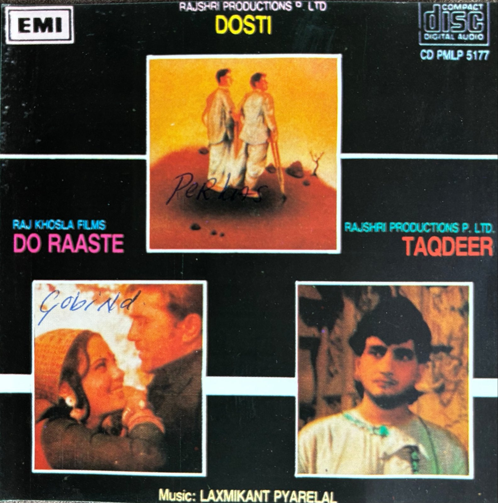 Dosti / Do Raaste / Taqdeer - Bollywood Soundtrack CD, Verzenden, Gebruikt, Soundtrack