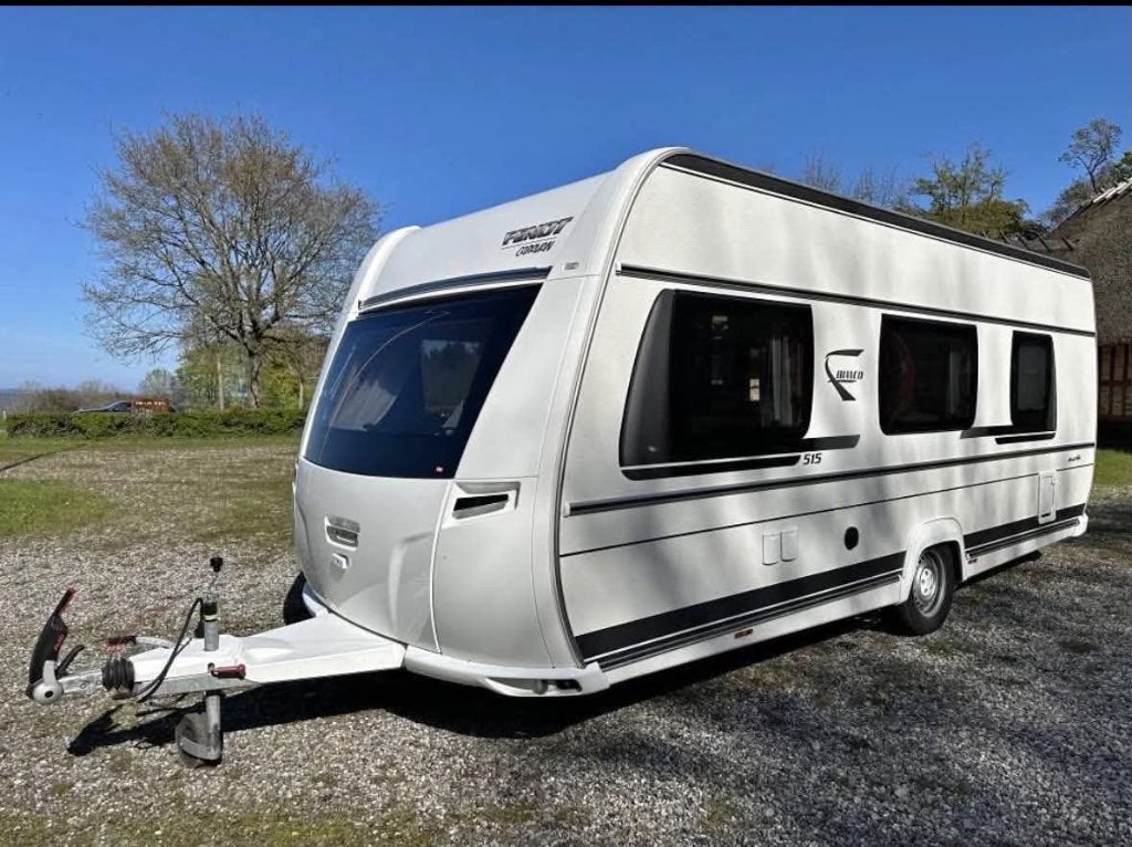 Fendt Bianco Selection 515 SKM 2019 (model 2020) COMPLEET!!!, Caravans en Kamperen, Vast bed, 7 tot 8 meter, Bedrijf, Treinzit