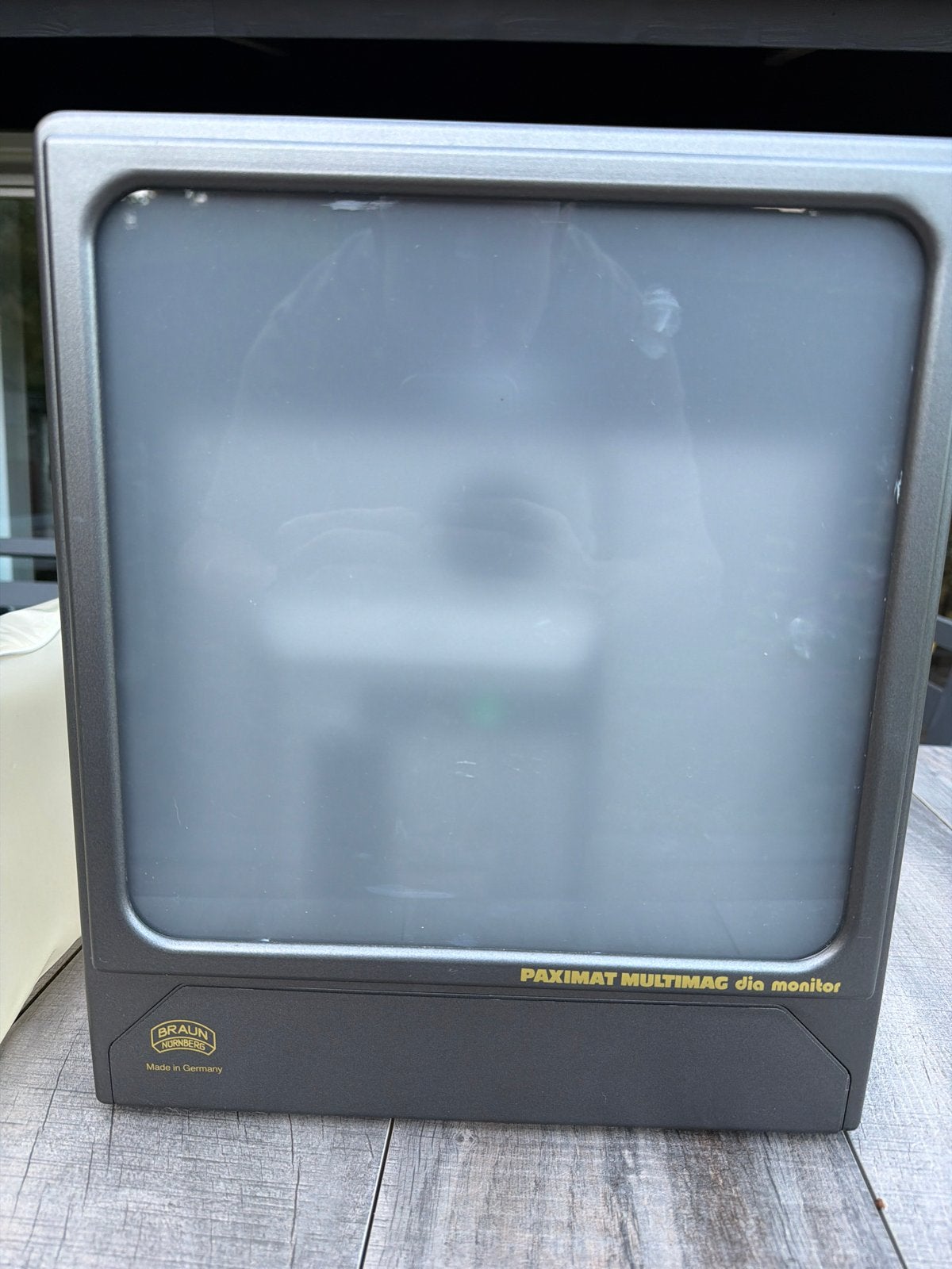 Braun Paximat Multimag Dia Monitor + Reflecta x22-Scan, Audio, Tv en Foto, Ophalen of Verzenden, Zo goed als nieuw, Met scherm