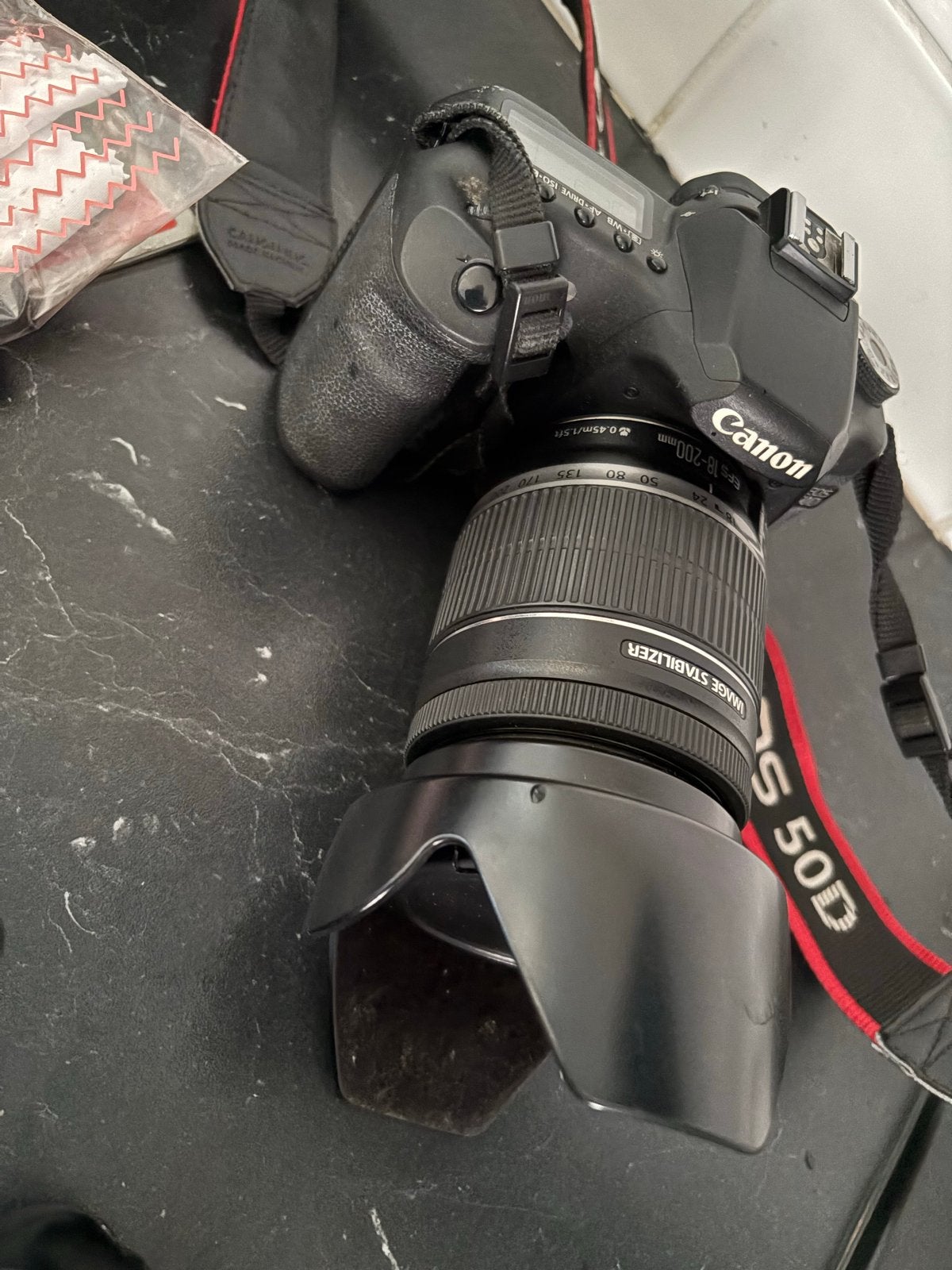 Canon EOS 50D Spiegelreflexcamera met EF-S 18-200mm lens, Audio, Tv en Foto, Fotocamera's Digitaal, Ophalen, Gebruikt, Spiegelreflex