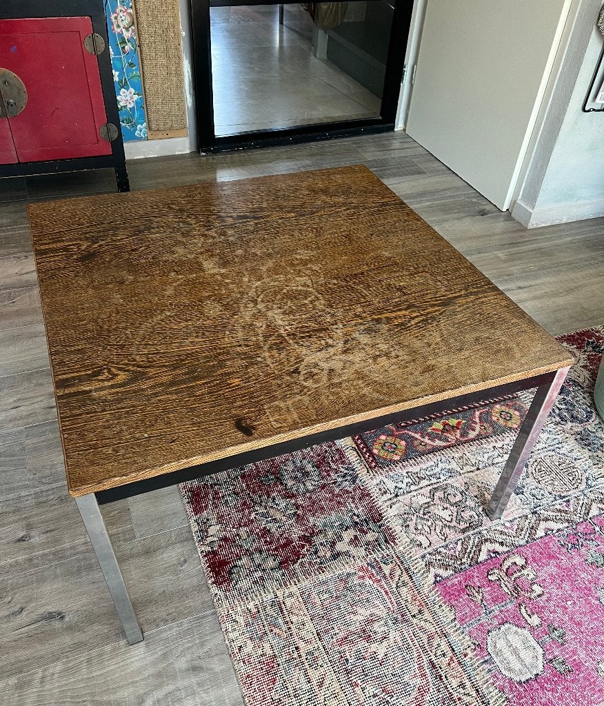 Vintage vierkante salontafel Martin Visser TZ56 't Spectrum, Huis en Inrichting, Tafels | Salontafels, Gebruikt, Minder dan 50 cm