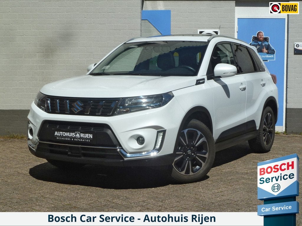 Suzuki Vitara 1.4 Boosterjet Style Smart Hybrid|Panodak|Led|, Auto's, Suzuki, 12 maanden, Gebruikt, Zwart, 4 cilinders
