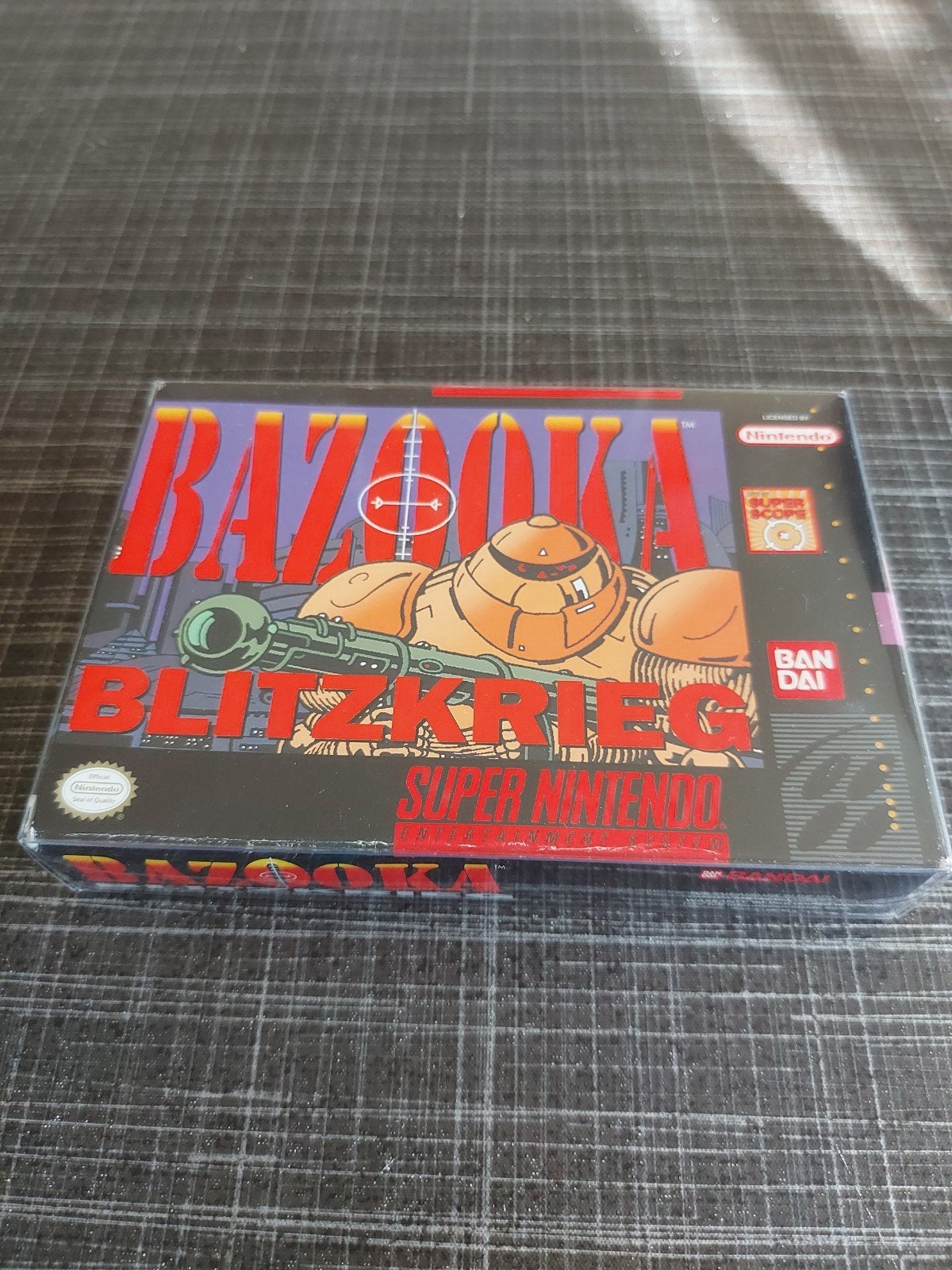 Bazooka Blitzkrieg Super Nintendo SNES CIB Compleet, Spelcomputers en Games, Games | Nintendo Super NES, Shooter, 1 speler, Ophalen of Verzenden