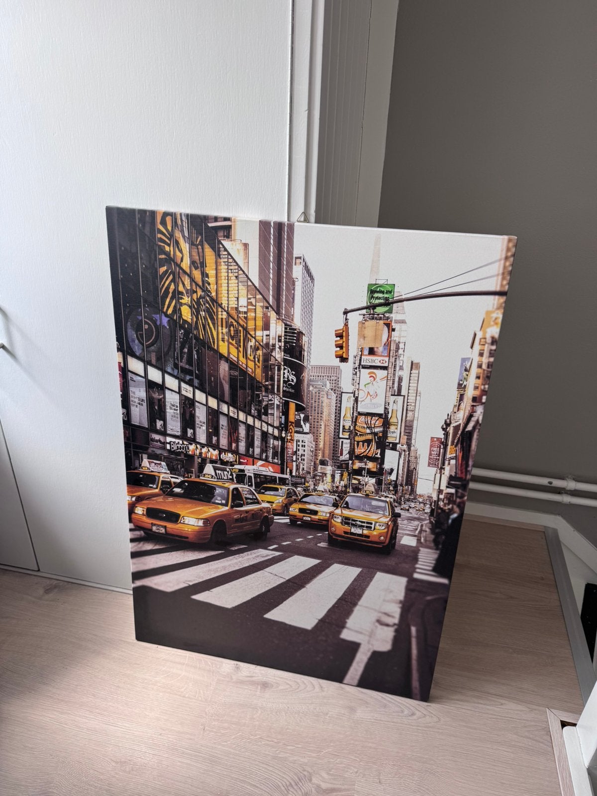 Schilderij/canvasdoek Times Square, New York City, Huis en Inrichting, Ophalen, Schilderij, 75 cm of meer