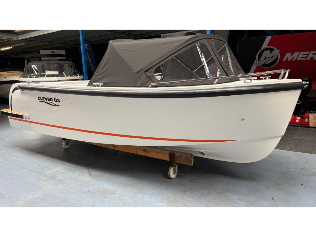 Clever 63, Watersport en Boten, Sloepen, Nieuw, Benzine, Polyester, Buitenboordmotor