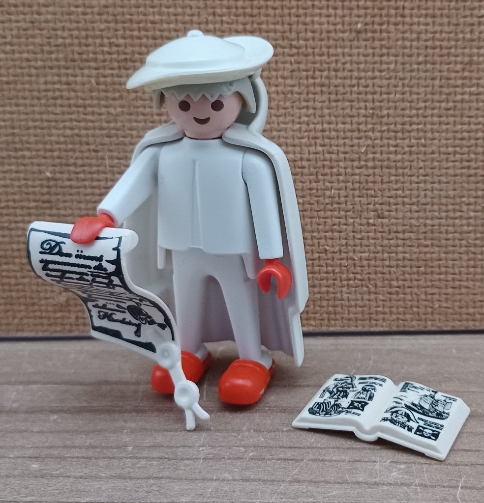 playmobil middeleeuwse geestelijke/geleerde, Ophalen of Verzenden, Gebruikt, Complete set