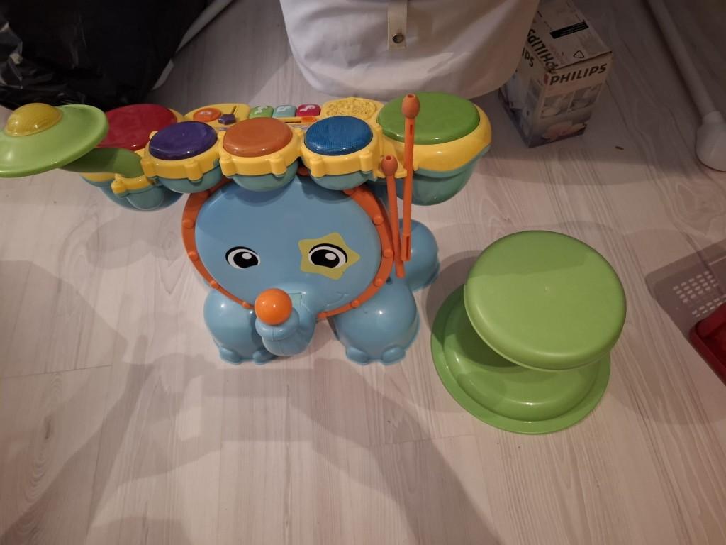 Kinder drumstel, Kinderen en Baby's, Speelgoed | Overig, Ophalen, Gebruikt, Jongen of Meisje