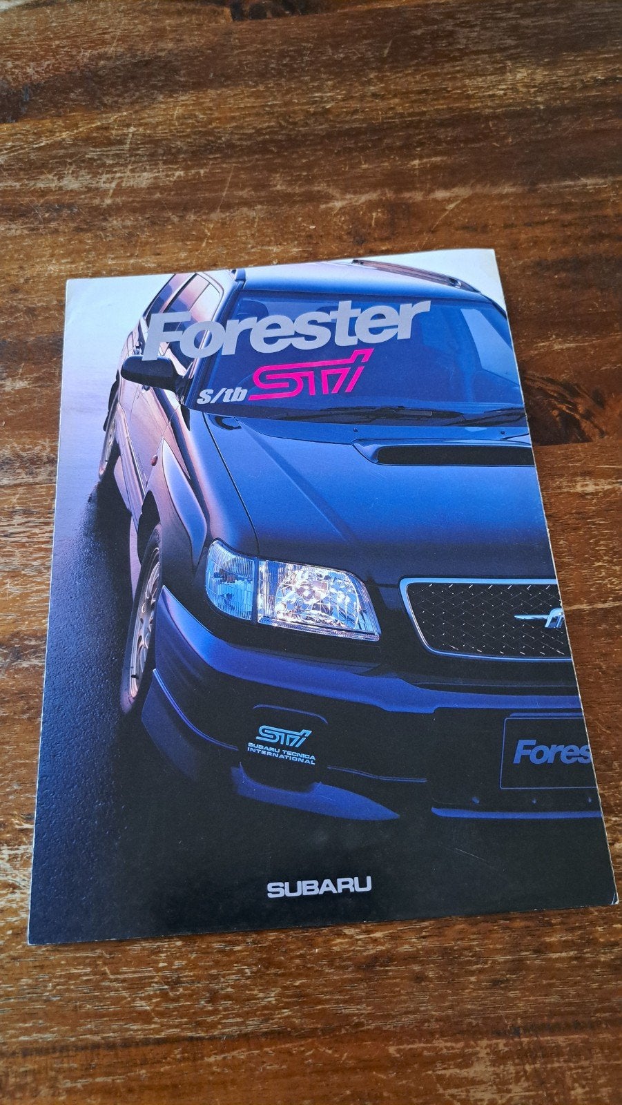 Japanse folder Subaru Forester SF5 STI 2000, Ophalen of Verzenden, Zo goed als nieuw, Auto's