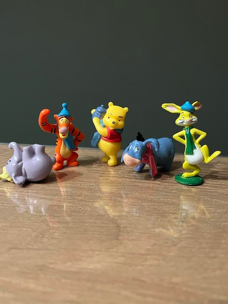 Leuke set Winnie the Pooh poppetjes Disney, Ophalen of Verzenden, Winnie de Poeh of vrienden, Beeldje of Figuurtje