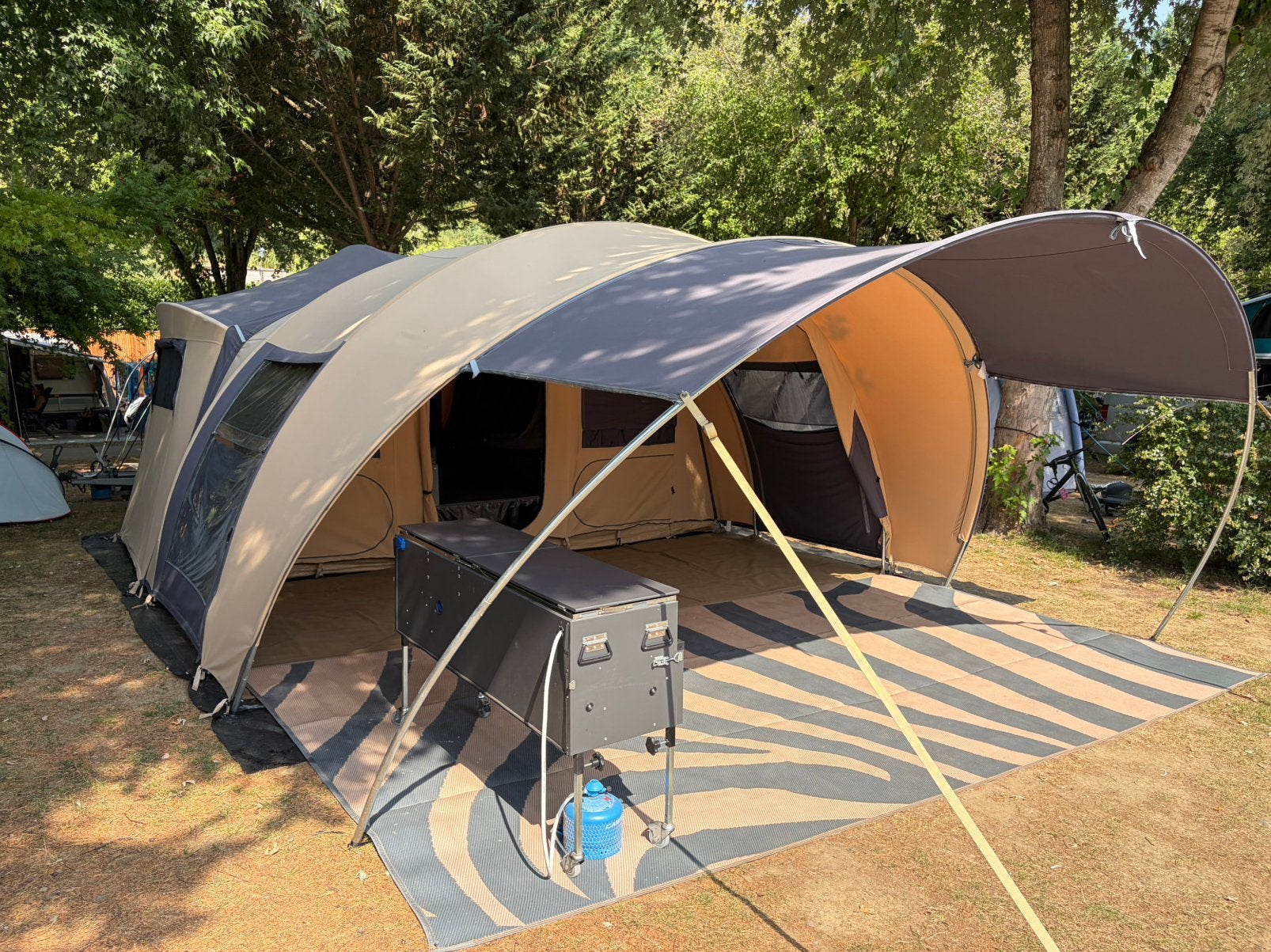 Cabanon Monaco EPS deluxe 2023, Caravans en Kamperen, Ophalen, Beige, Cabanon, Aanwezig