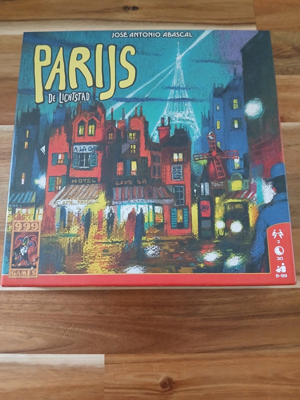 Parijs: De Lichtstad - Strategisch bordspel voor 2 spelers, Een of twee spelers, Ophalen of Verzenden, Zo goed als nieuw, 999 Games