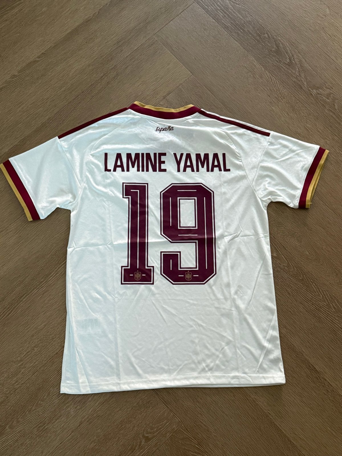 Adidas Spanje Lamine Yamal Uitshirt Maat S, Ophalen of Verzenden, Nieuw, Maat 46 (S) of kleiner, Wit