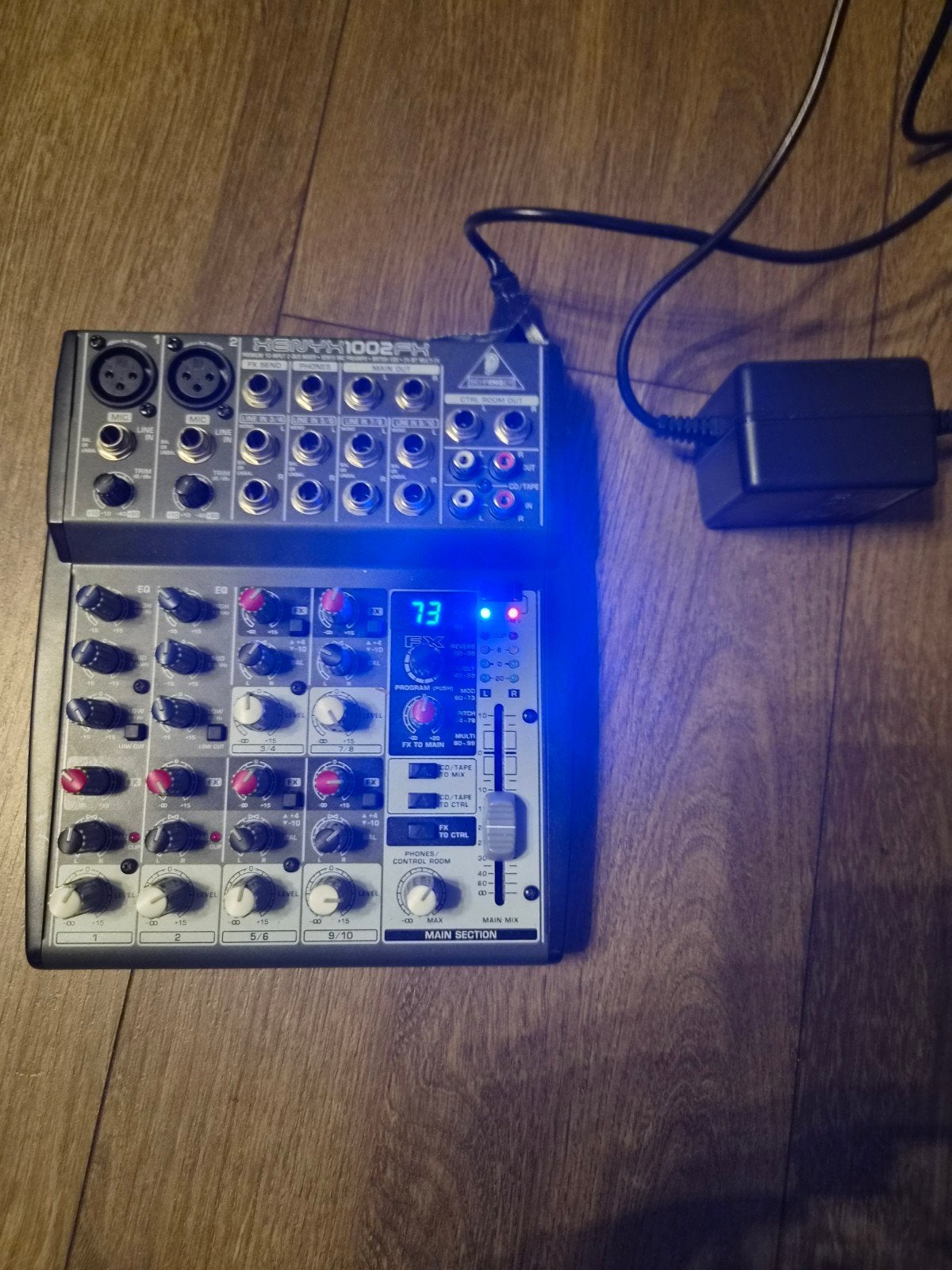 Behringer Xenyx 1002FX Mixer - Zo goed als nieuw, Muziek en Instrumenten, Ophalen of Verzenden, Zo goed als nieuw, 10 tot 20 kanalen