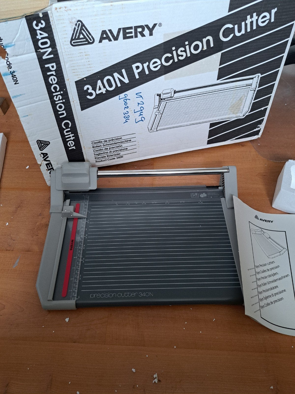 Avery 340N Papiersnijder - Precision Cutter, Ophalen of Verzenden, Gebruikt, Overige typen
