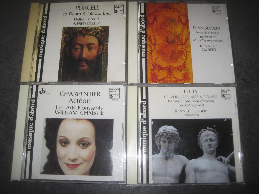 D'Anglebert Lully Purcell Charpentier 4x CD Harmonia Mundi, Ophalen, Classicisme, Zo goed als nieuw, Kamermuziek