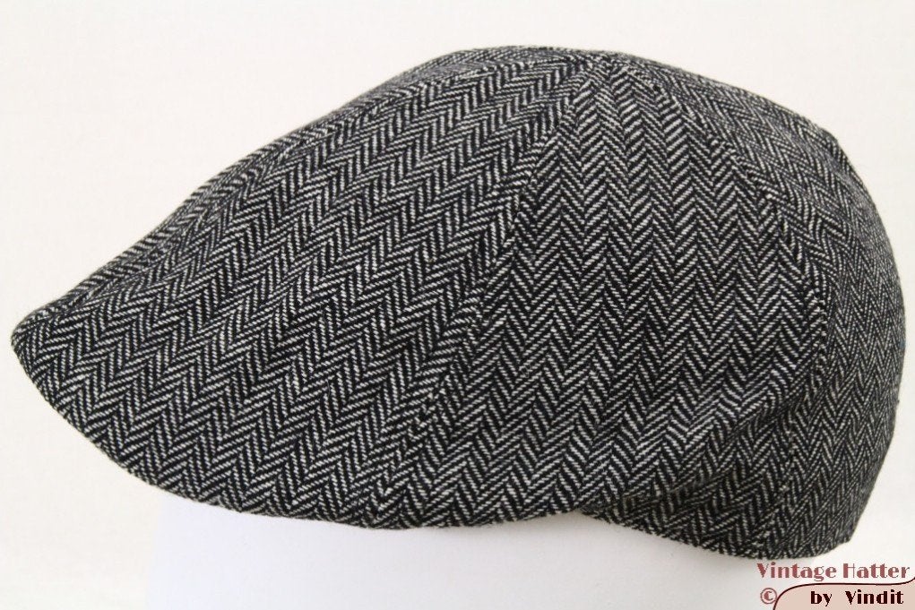 Flatcap Platte pet Hawkins grijs vissengraat 57, 59, 60 NEW, Kleding | Heren, Hoeden en Petten, Ophalen of Verzenden, Zo goed als nieuw