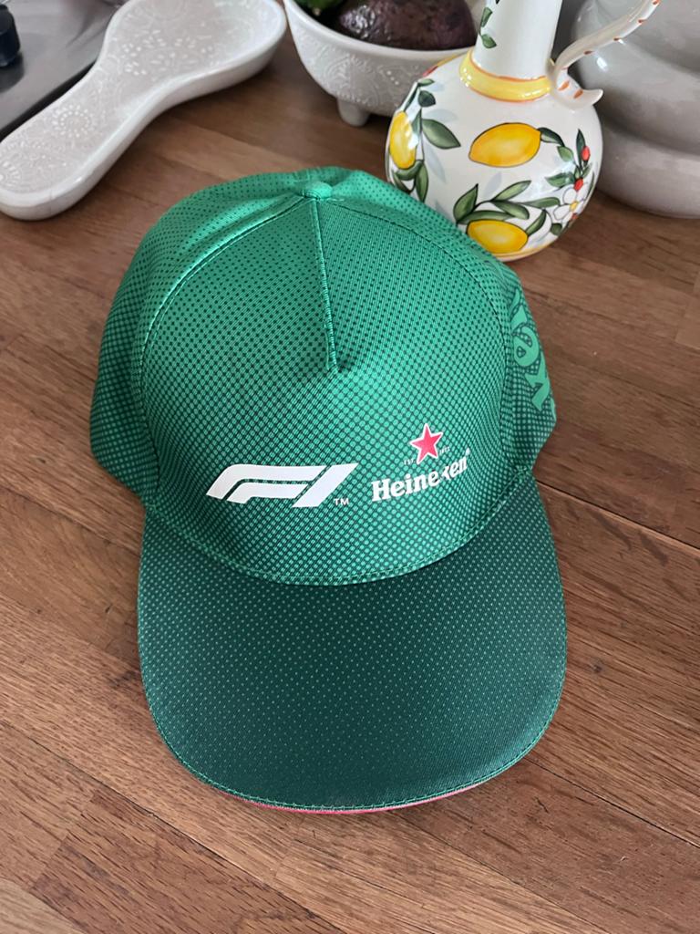 Heineken F1 pet - Groen, Kleding | Heren, Hoeden en Petten, Ophalen of Verzenden, Zo goed als nieuw, One size fits all, Pet