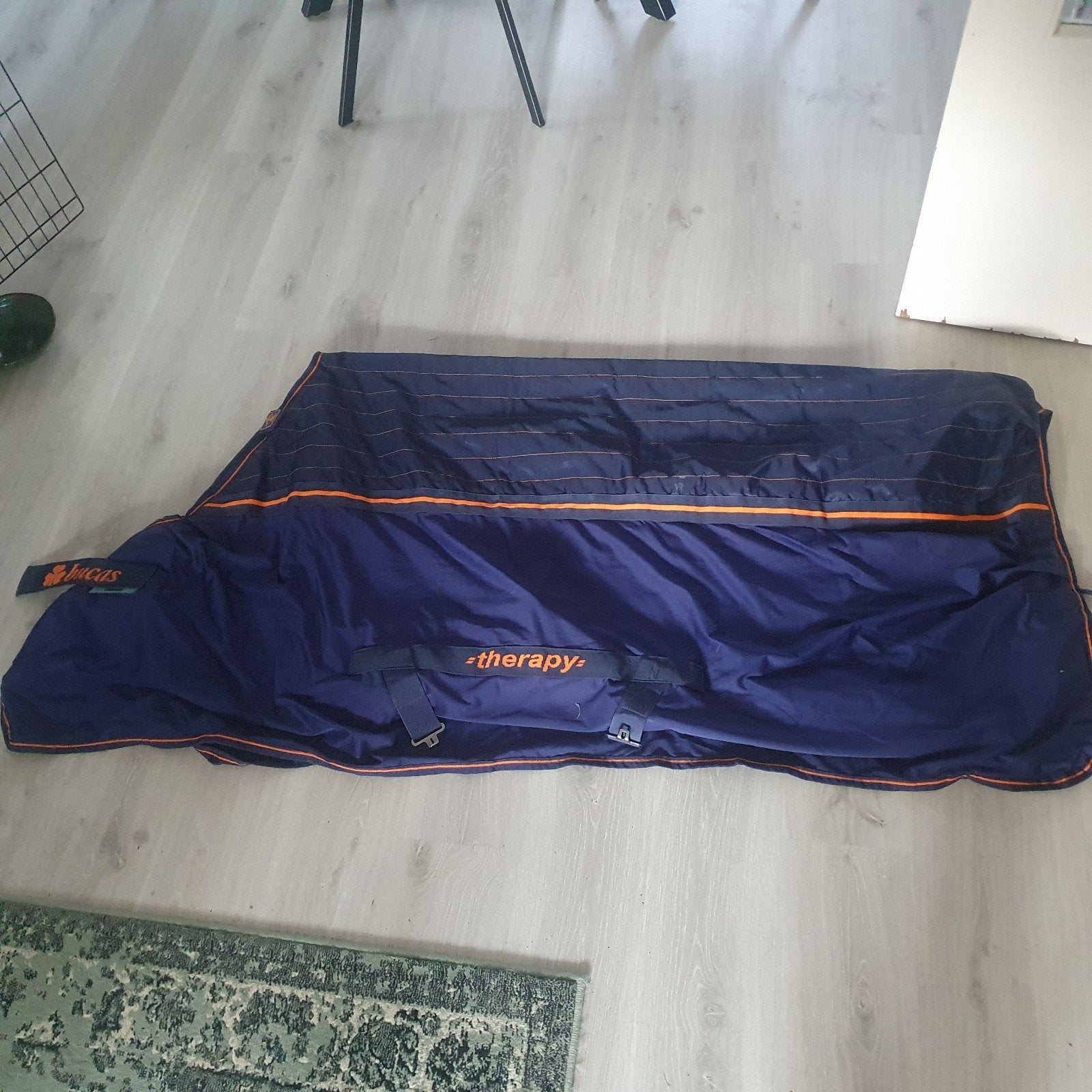 Therapy Cooler Marineblauw/Oranje maat 175, Dieren en Toebehoren, Bucas, Ophalen of Verzenden, Zo goed als nieuw, Blauw