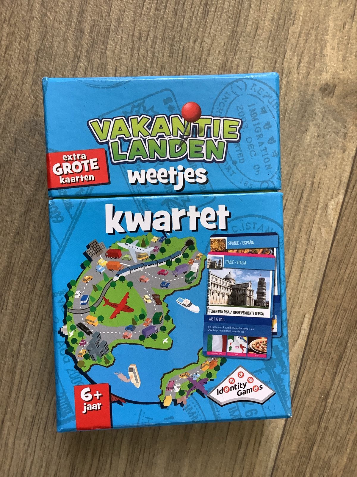 Vakantielanden weetjes kwartet, Ophalen of Verzenden, Gebruikt, Kwartet(ten)