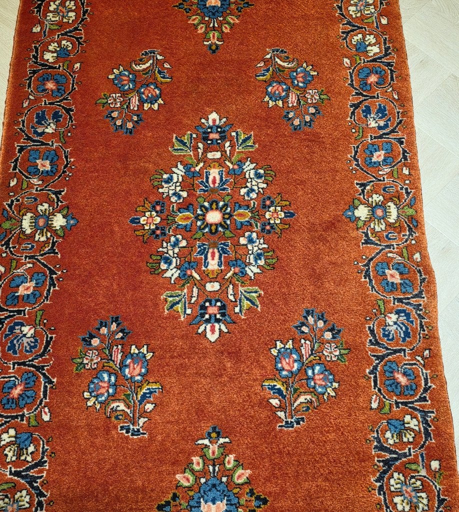 Perzisch tapijt loper Arak 195x80, Ophalen, Perzisch, 50 tot 100 cm, Zo goed als nieuw