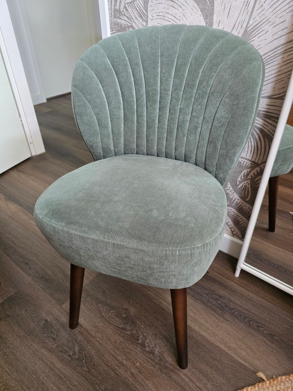 Groene stoel, Huis en Inrichting, Stoelen, Ophalen, Zo goed als nieuw, Overige kleuren, Eén