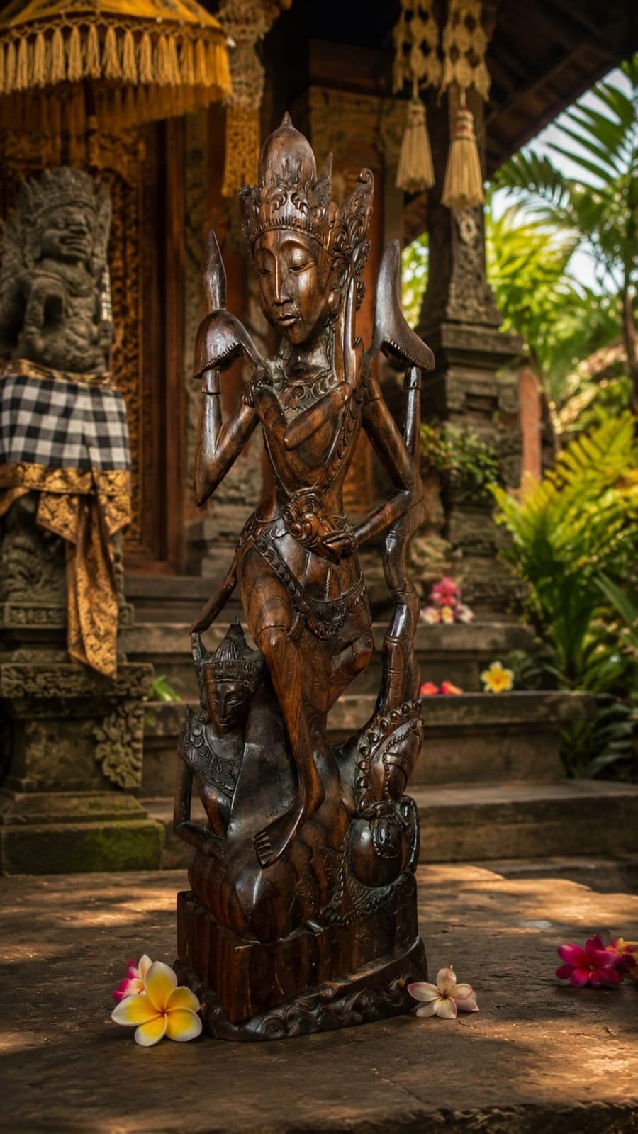 Balinees houtsnijwerk ( Saraswati ), Verzenden