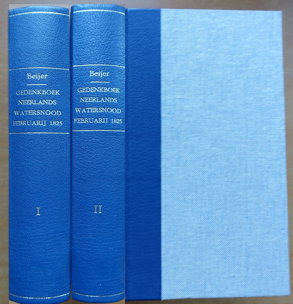 Gedenkboek van Neerlands watersnood in Februarij 1825, 19e eeuw, Verzenden, Zo goed als nieuw, J.C. Beijer